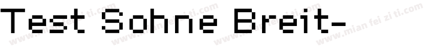 Test Sohne Breit字体转换